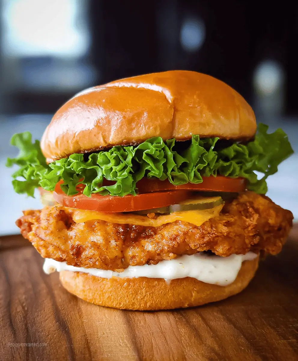 Quick & Easy Crispy Chicken Sandwich: Customize Your Way